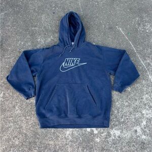 Nike Men's Navy Pullover Hoodie